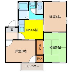 ハイホーム新宮の物件間取画像